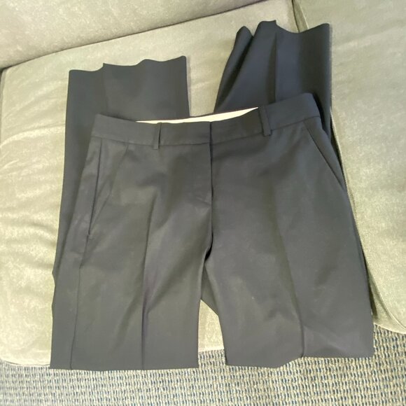 Theory Black Wool/Lycra Pants Size 4 - Picture 6 of 6